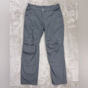 REI Co-op Gray Hiking Pants Womens 14 Nylon Spandex Outdoor Trail Pants